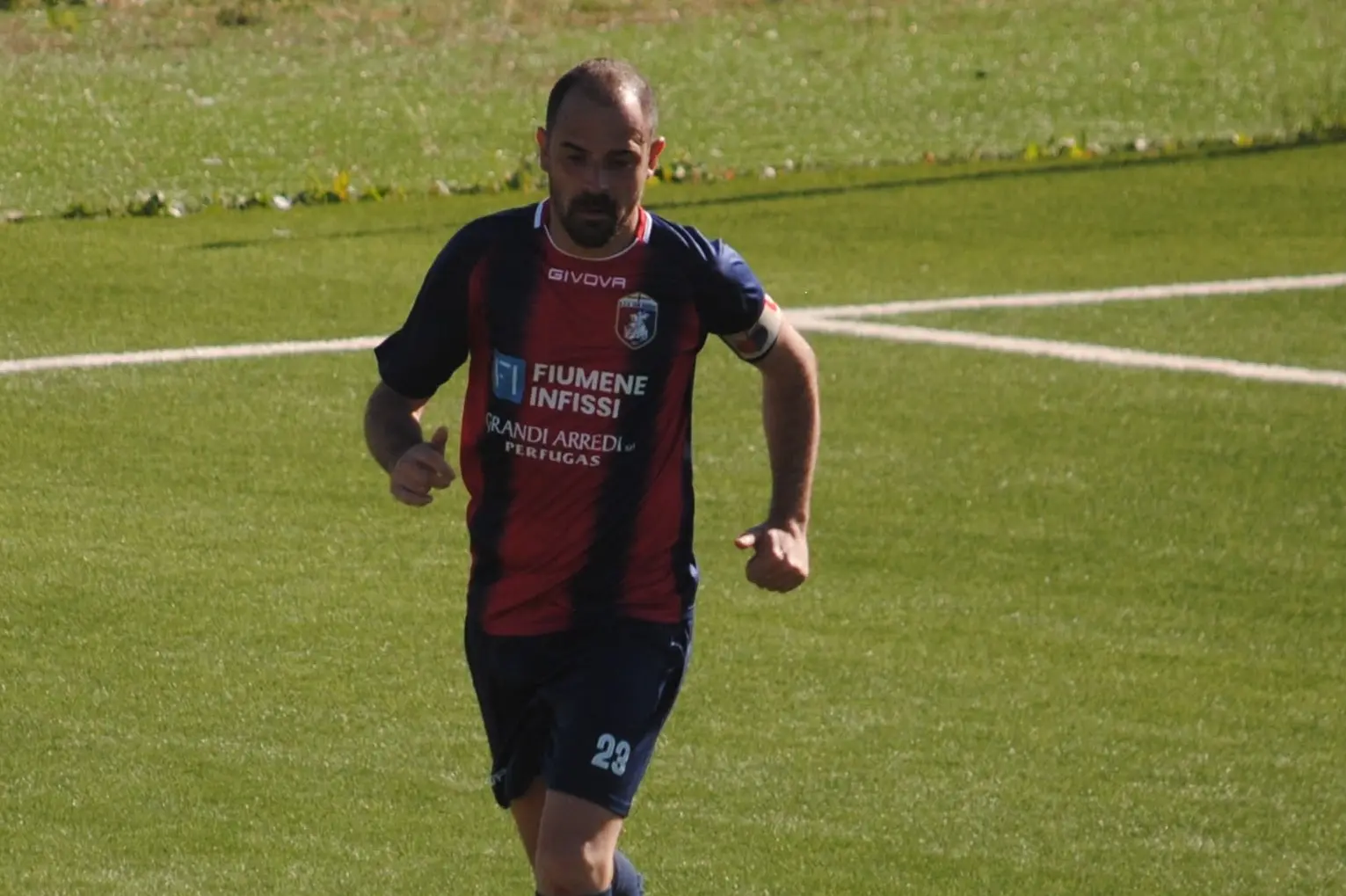 Il capitano della San Giorgio Perfugas Omar Lostia (foto G. Pischedda)