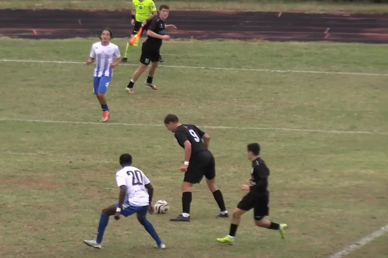 Tempio in azione nella gara col Santa Teresa (foto Ilenia Giagnoni)