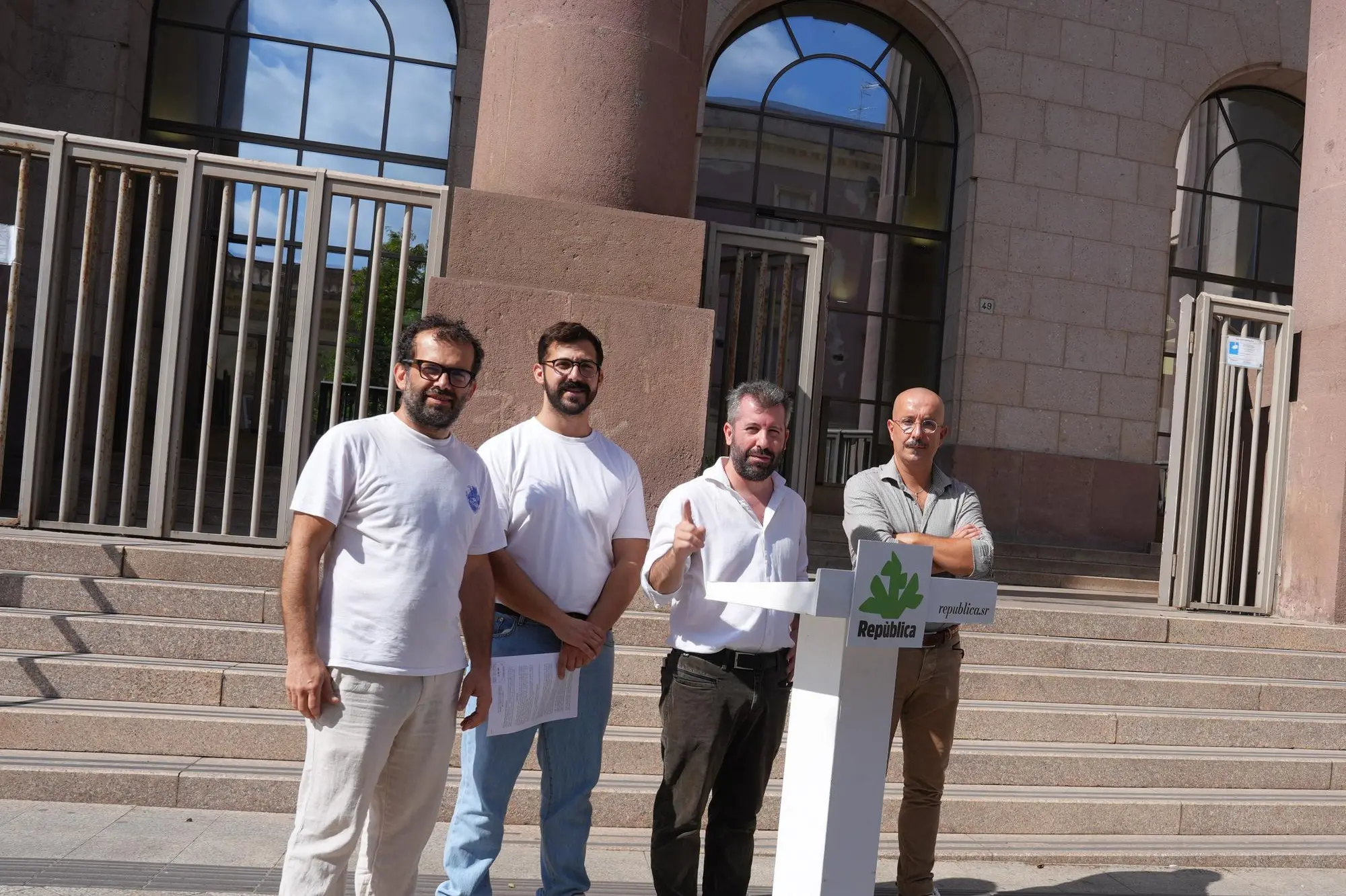 Movimento indipendentista Repùblica davanti al tribunale di Sassari