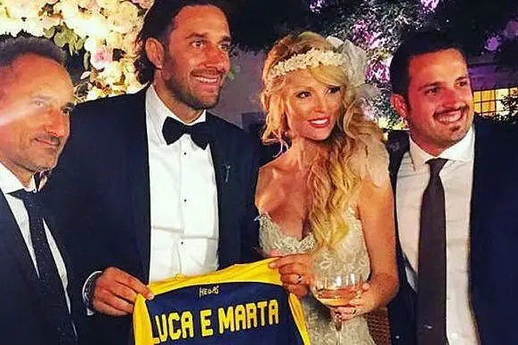 Il matrimonio di Luca Toni