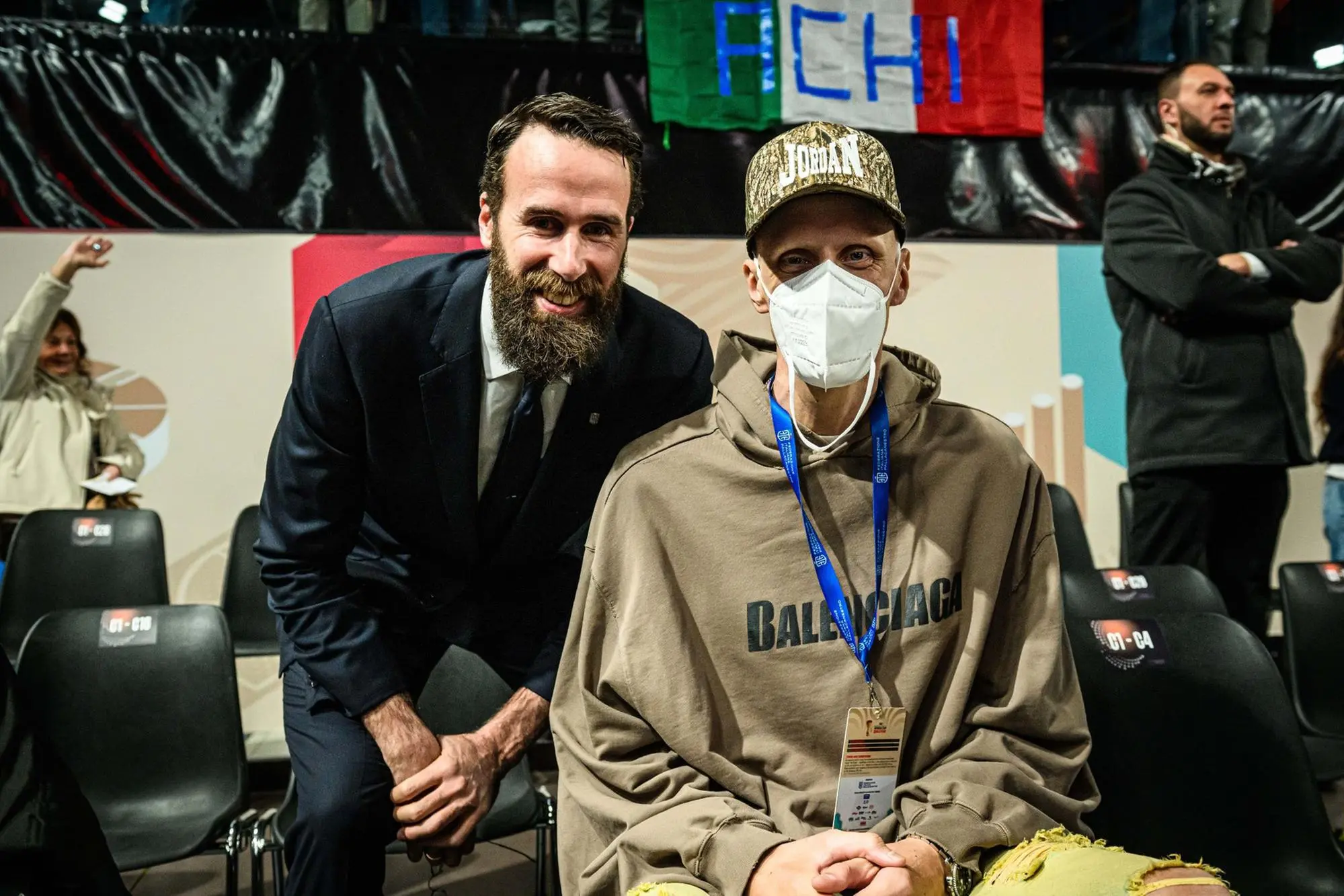 Polonara con Datome (foto Italbasket-Massimo Ceretti)