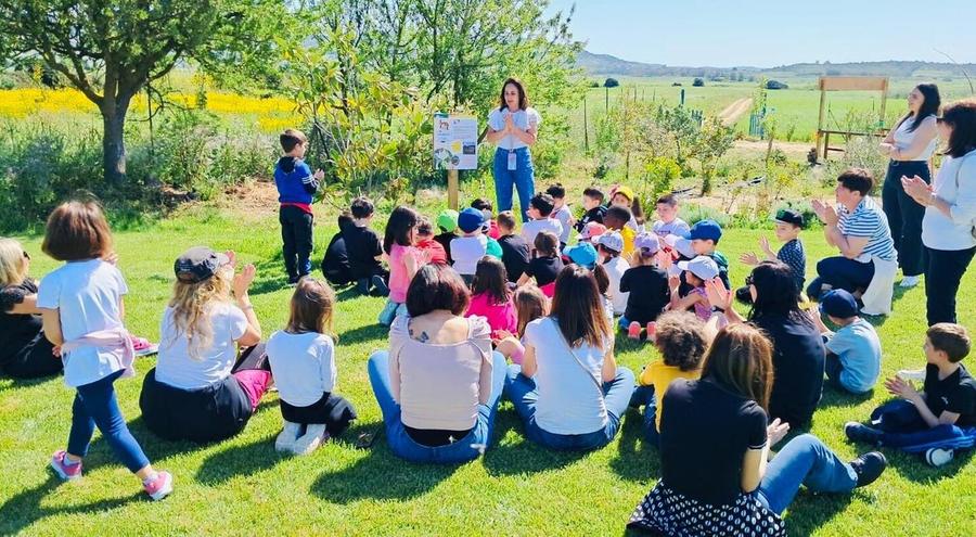Un giardino didattico ai piedi del castello