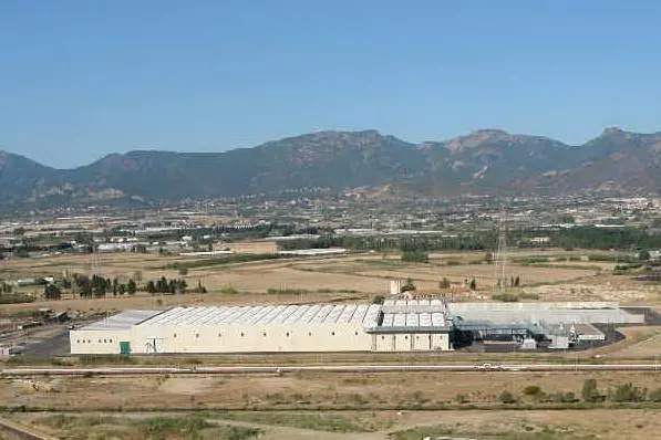L'impianto di compostaggio di Macchiareddu (foto L'Unione Sarda - Murgana)