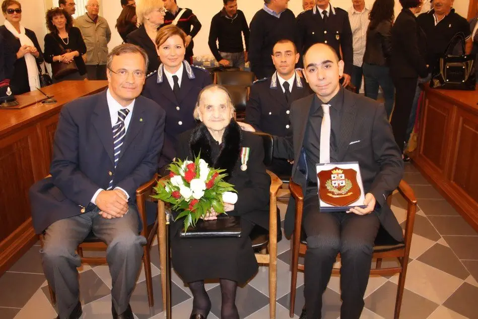 La consegna della Medaglia d'Argento