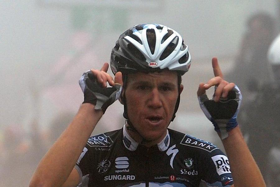 Il ciclista danese Chris Sorensen (Ansa)