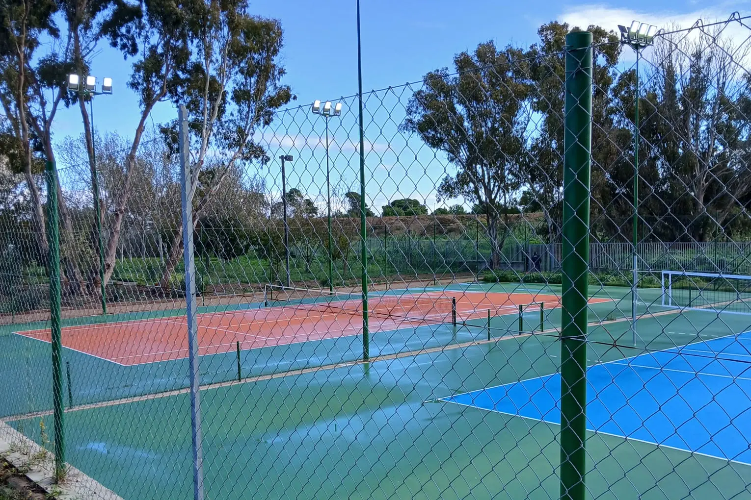 I nuovo campi da tennis del Palacongressi di Alghero (Foto Fiori)