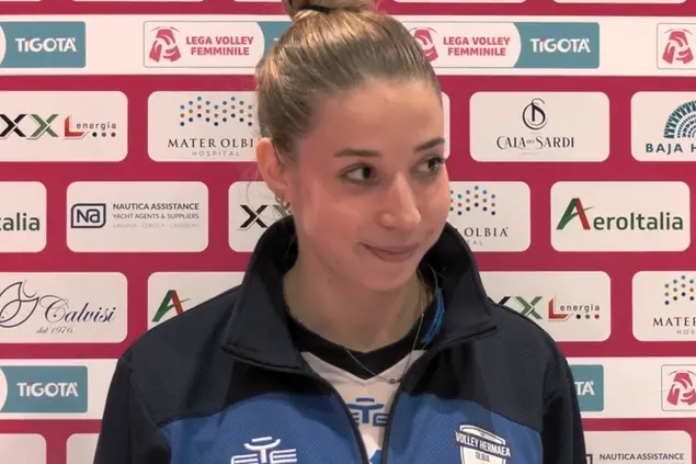 Sara Fontemaggi in mixed zone (foto Ilenia Giagnoni)