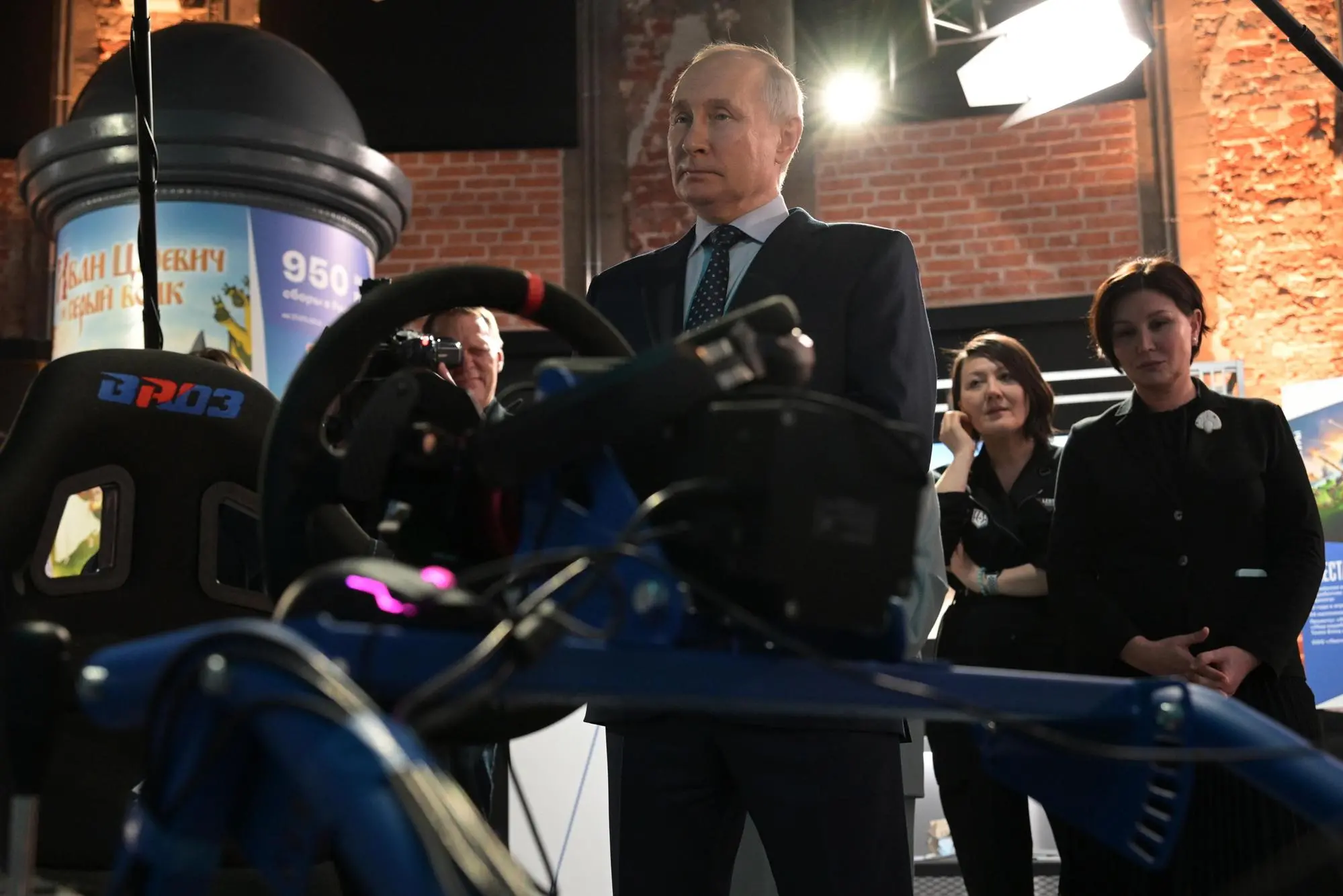 Il presidente russo Vladimir Putin (foto Ansa/Epa)
