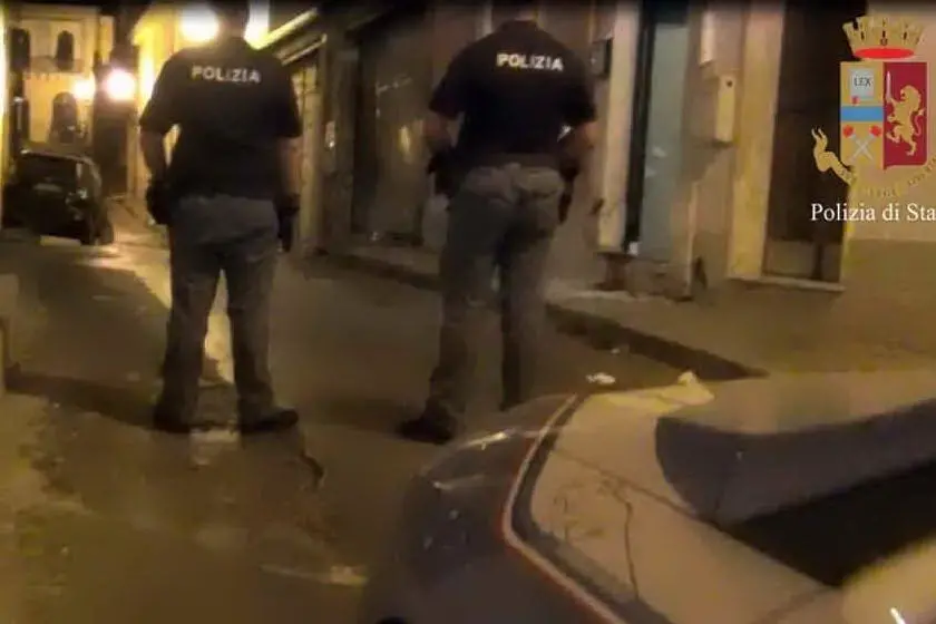 Il luogo dell'incidente (foto polizia)