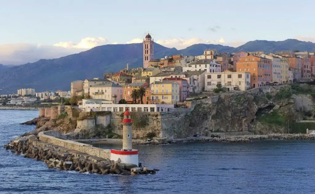 La città di Bastia in Corsica