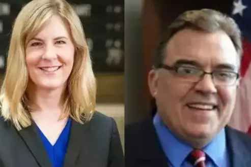 Melissa Hortman e John Hoffman