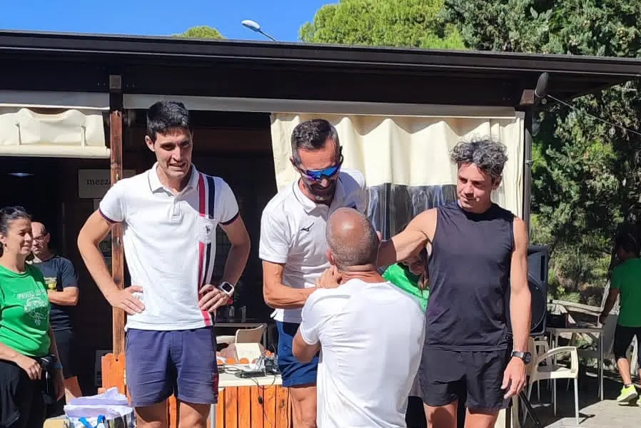 Il podio dei 24 km