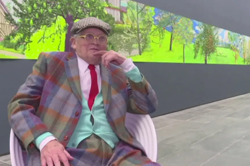 L'ultimo tuffo nella piscina, addio al colore di David Hockney