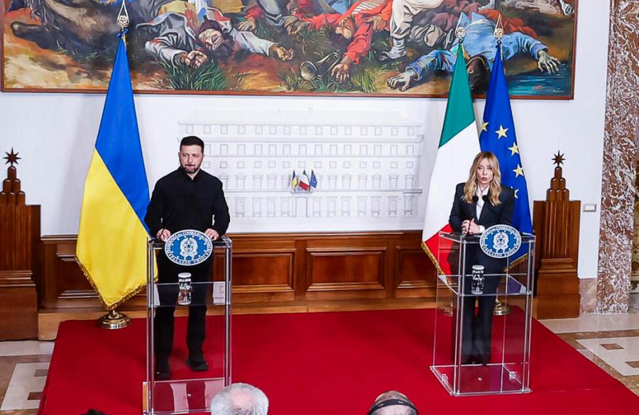 Zelensky: «Grazie Mattarella»