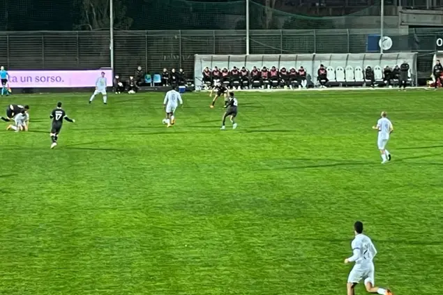Un'immagine del match tra Olbia e Juve Next Gen (foto Ilenia Giagnoni)
