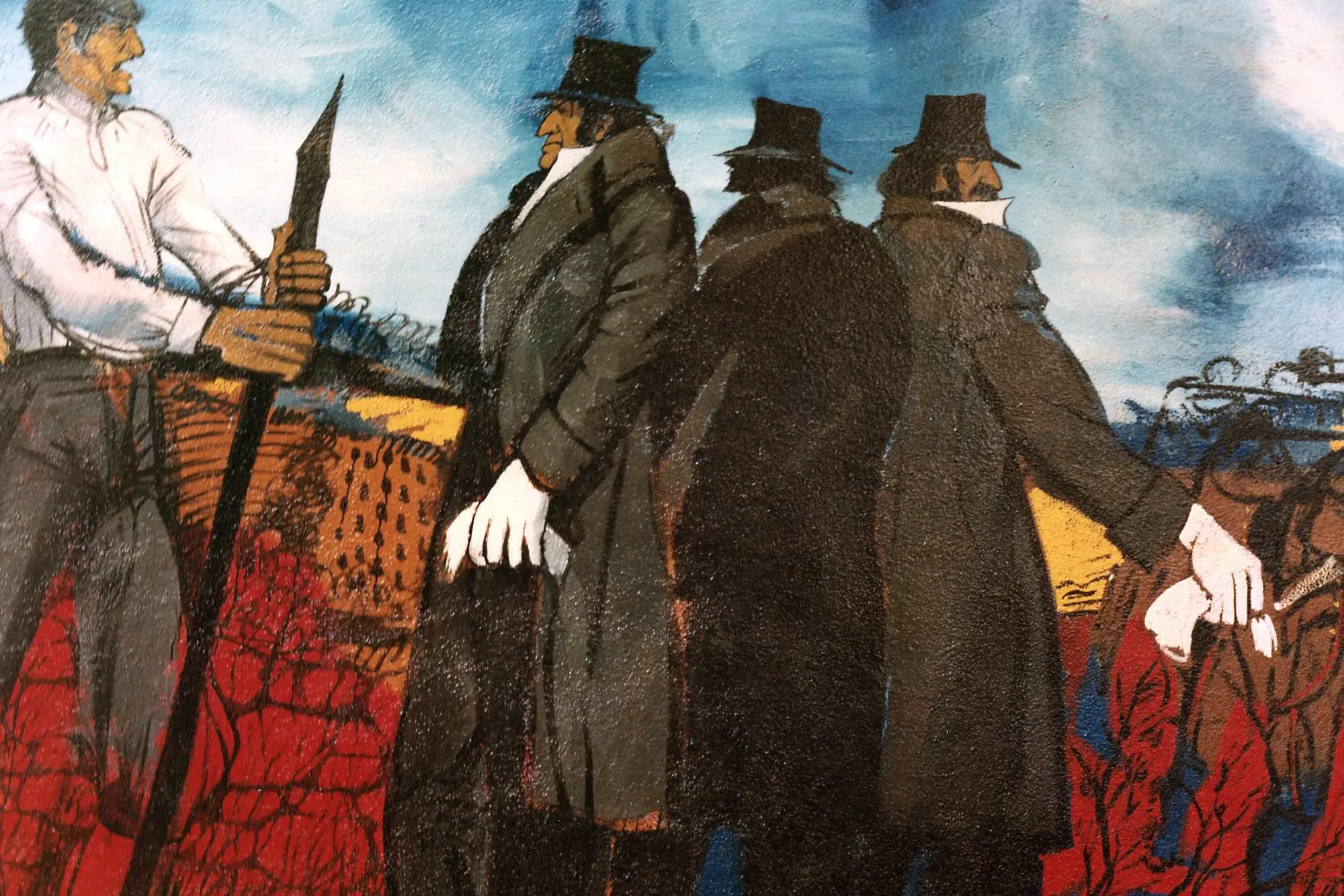 Il murale di Liliana Cano dedicato ad Angioy (foto ufficio stampa)