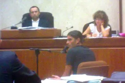 Lopez ieri in aula - foto Ungari