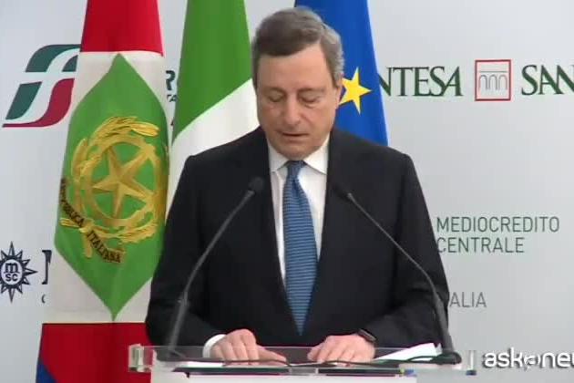 Draghi: &quot;Il Sud non era e non è destinato a rimanere indietro&quot;