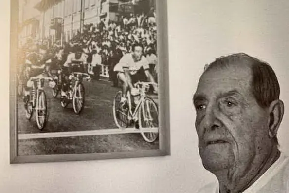 Giovanni Garau poco prima di morire (foto Comune)