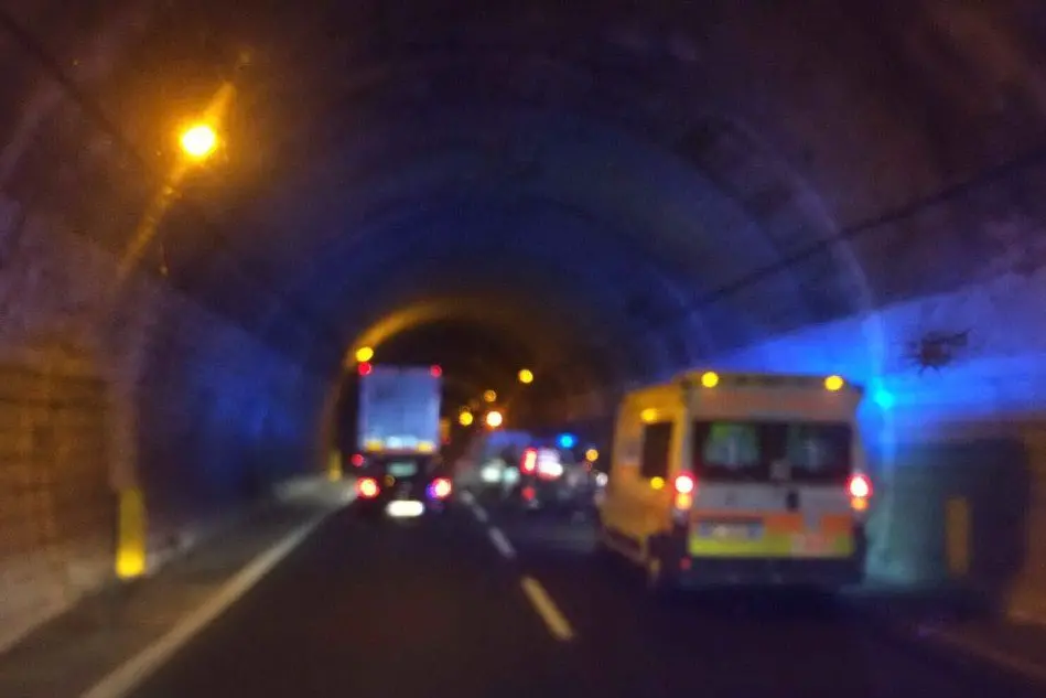Una foto dell'incidente