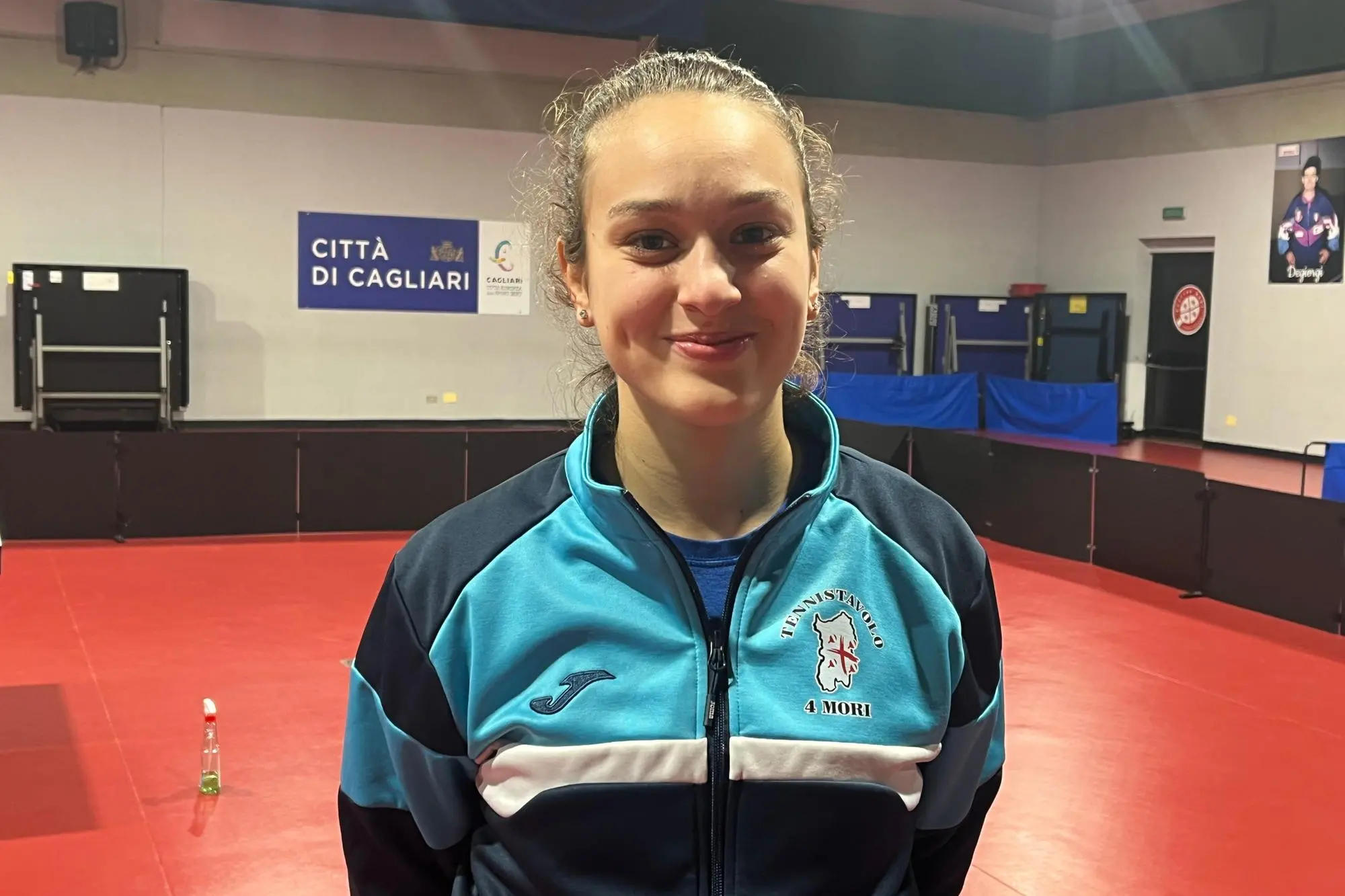 Miriam Carnovale (Quattro Mori) ha vinto un set contro De Nutte nell'incontro con il TT Metz (foto M.C.)