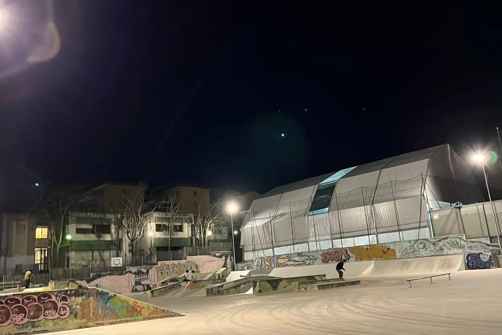 Lo skatepark di Sassari (foto concessa)