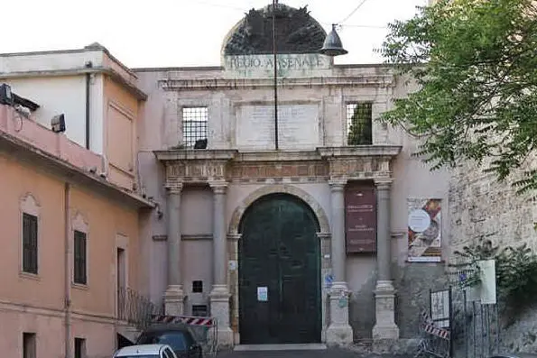 L'ingresso della Cittadella dei Musei (L'Unione Sarda - Garau)