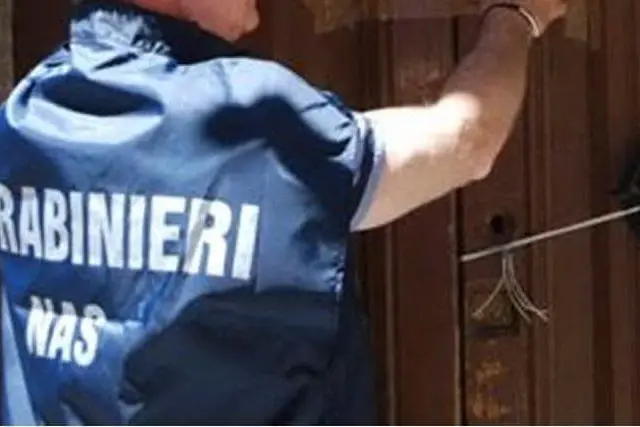 Un intervento dei carabinieri del Nas