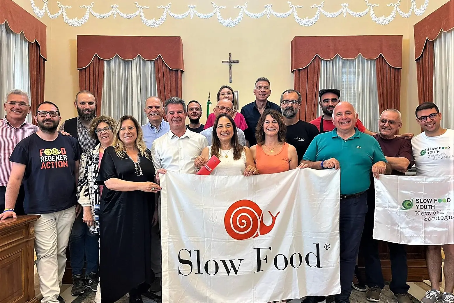 I rappresentanti di Slow Food Sardegna (foto concessa)