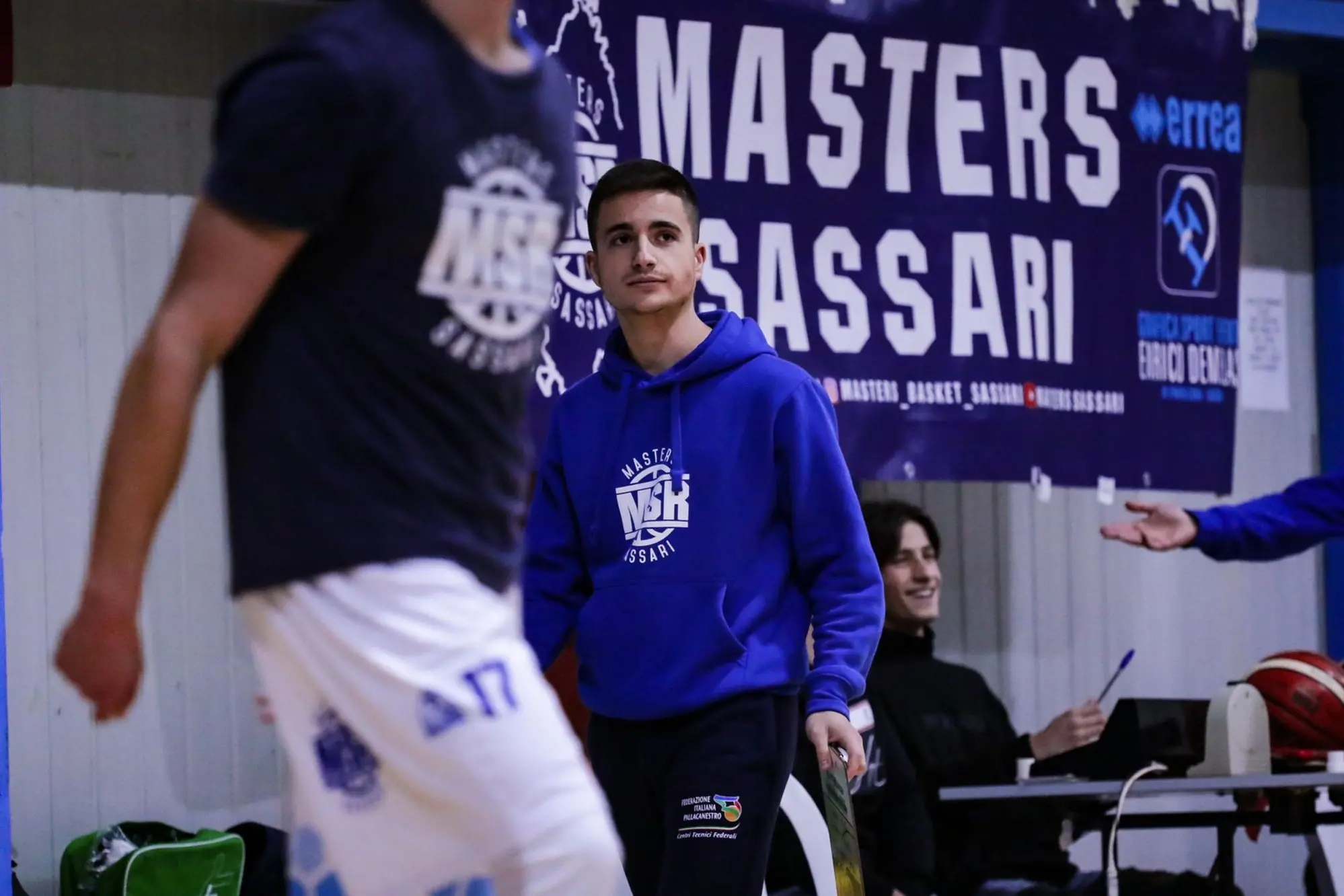 Luca Ruiu, coach del Basket 90 Masters Sassari (foto concessa)