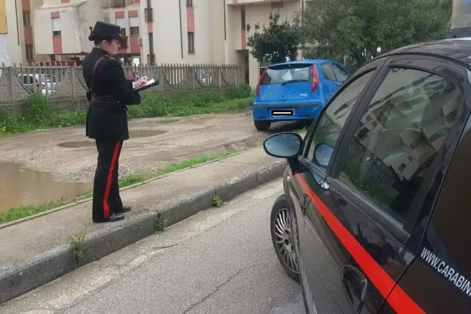 I carabinieri in via Dalmazia