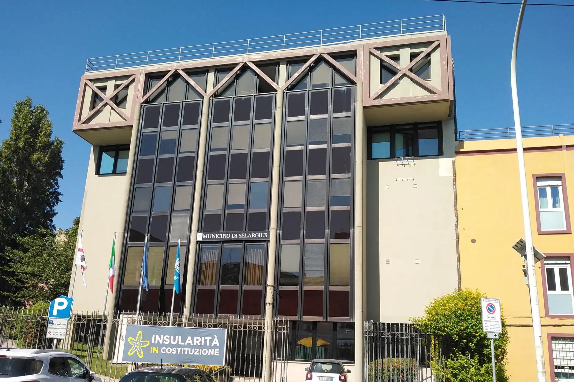 Il municipio di Selargius