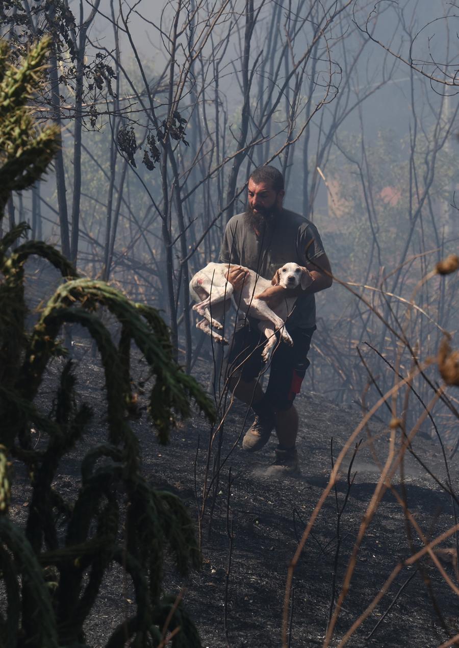 Terrore a Bacu Abis, il fuoco arriva tra le case