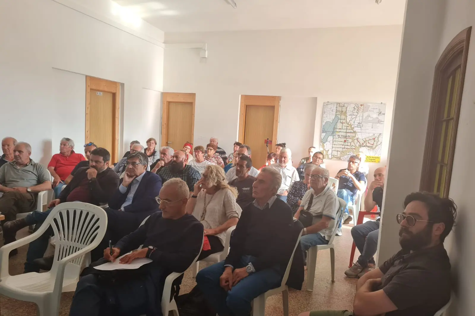 L'incontro a Sa Segada (foto Fiori)