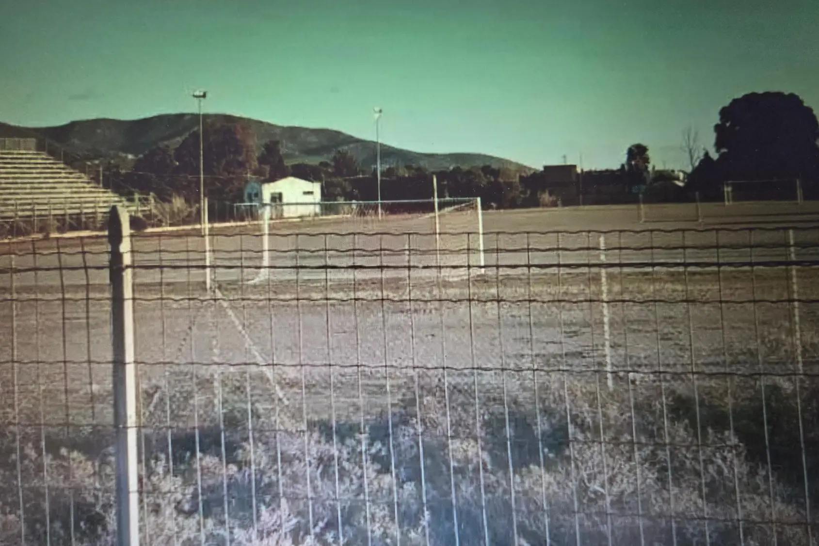 Il campo di Flumini (foto Daga)