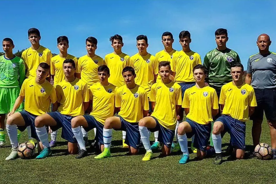 Una squadra giovanile del Cus Cagliari