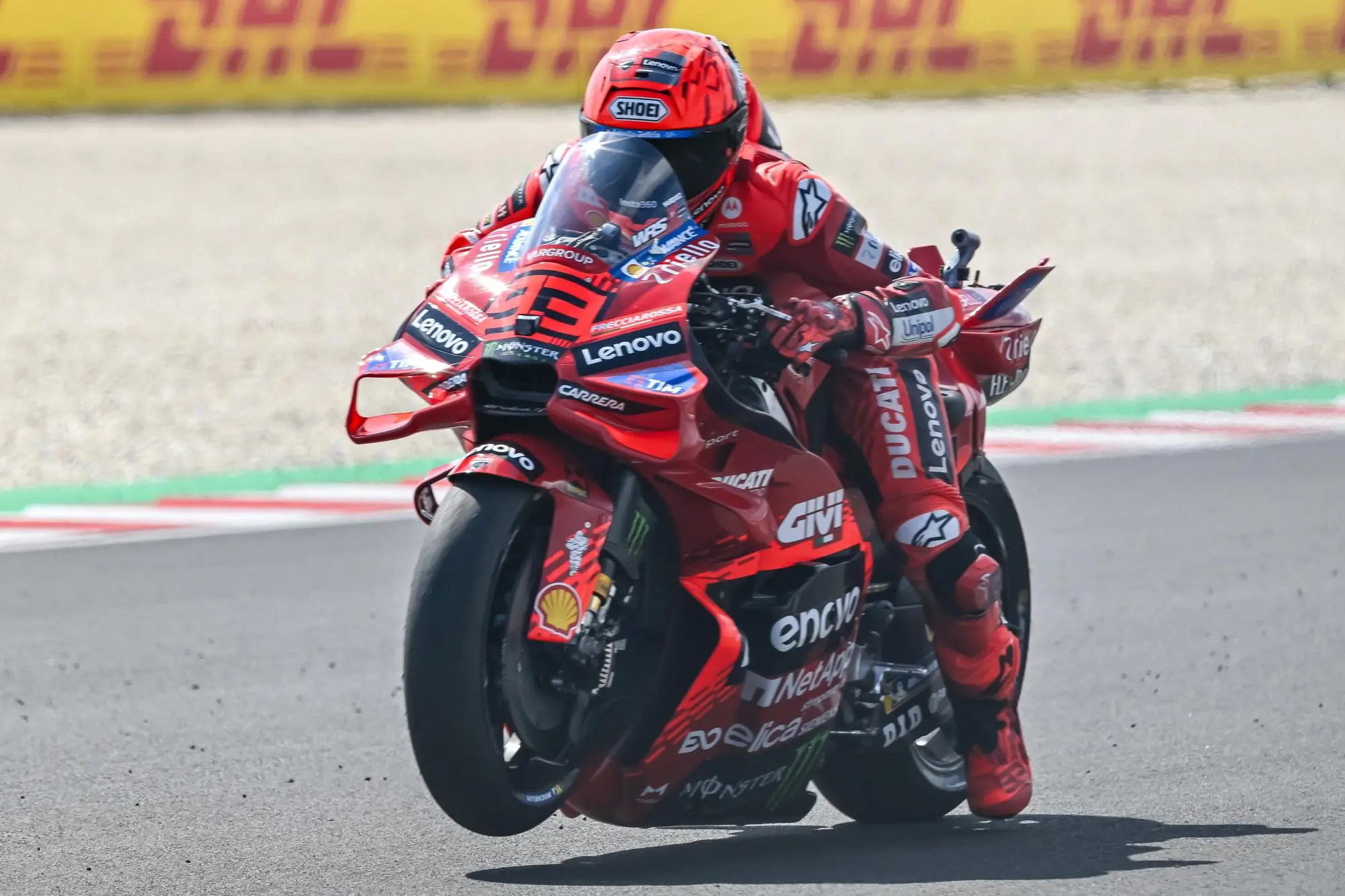 Marc Márquez in Ungheria (foto Ansa)