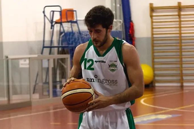 Enrico Merella, guardia della Pallacanestro Sennori (foto concessa da Enrico Merella)