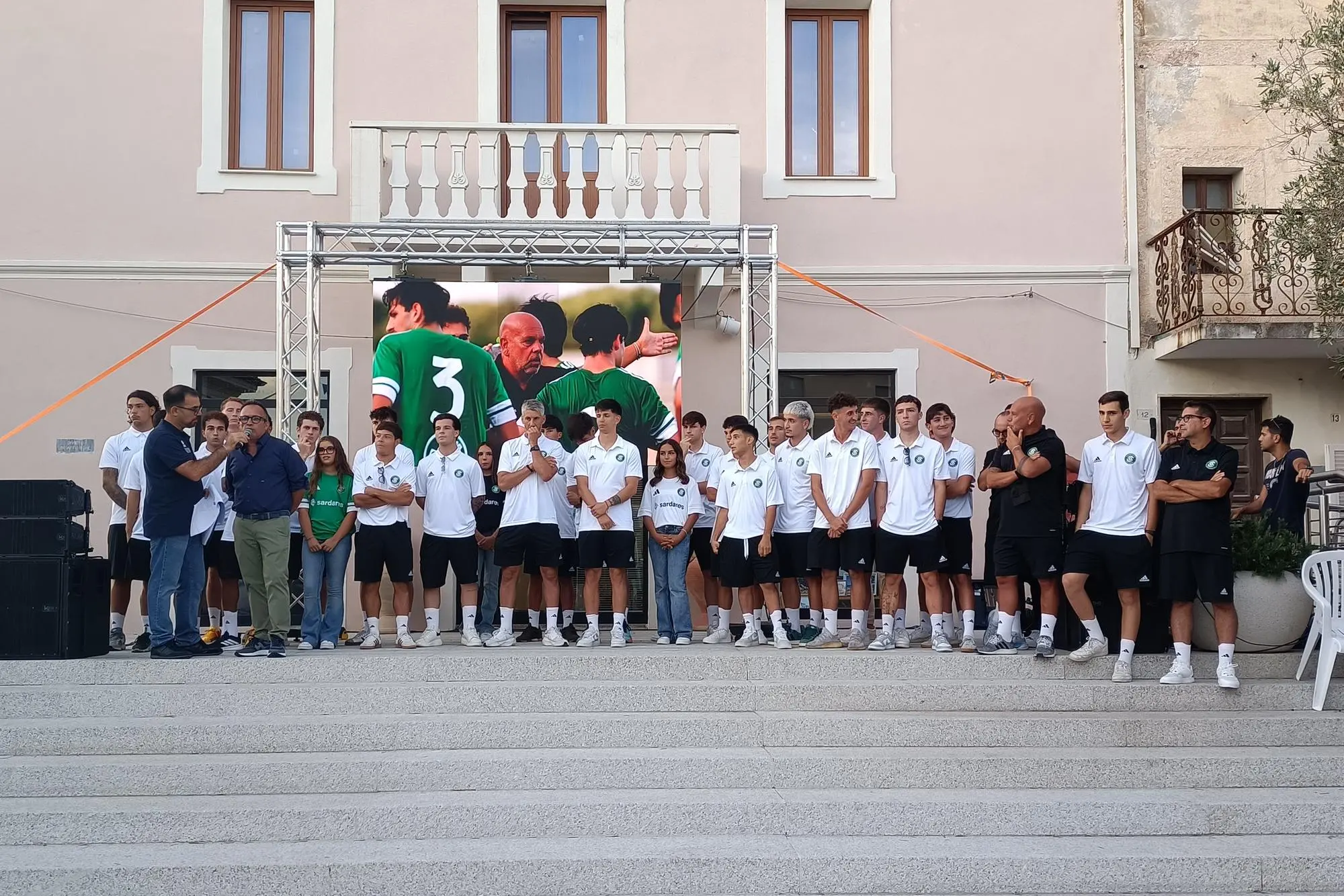 La presentazione ufficiale dell'Arzachena Academy Costa Smeralda (foto Ilenia Giagnoni)