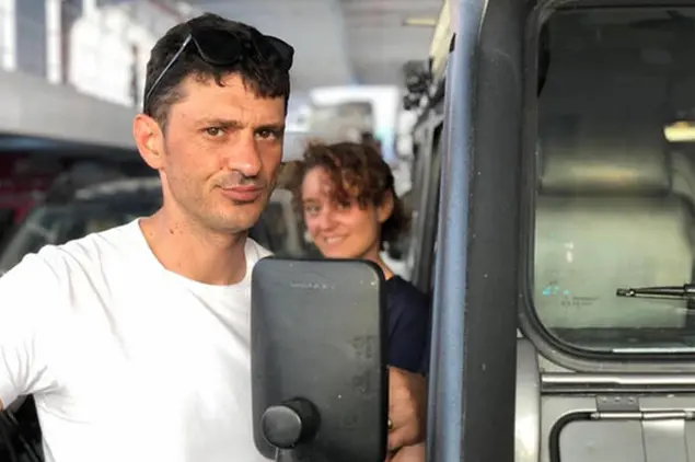 Andrea Minguzzi e Akincilar, genitori di Mattia Ahmet Minguzzi (foto Instagram)