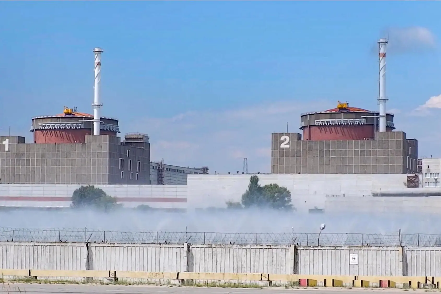 La centrale nucleare di Zaporizhzhia (Ansa)
