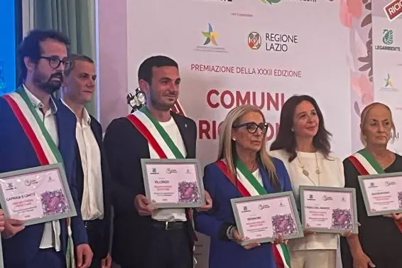 La premiazione del Comune di Sennori (foto concessa)