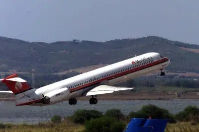 Un aereo della compagnia Meridiana