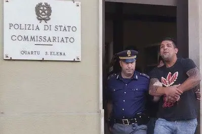 L'arresto di "Hitler" (Foto E. Messina)