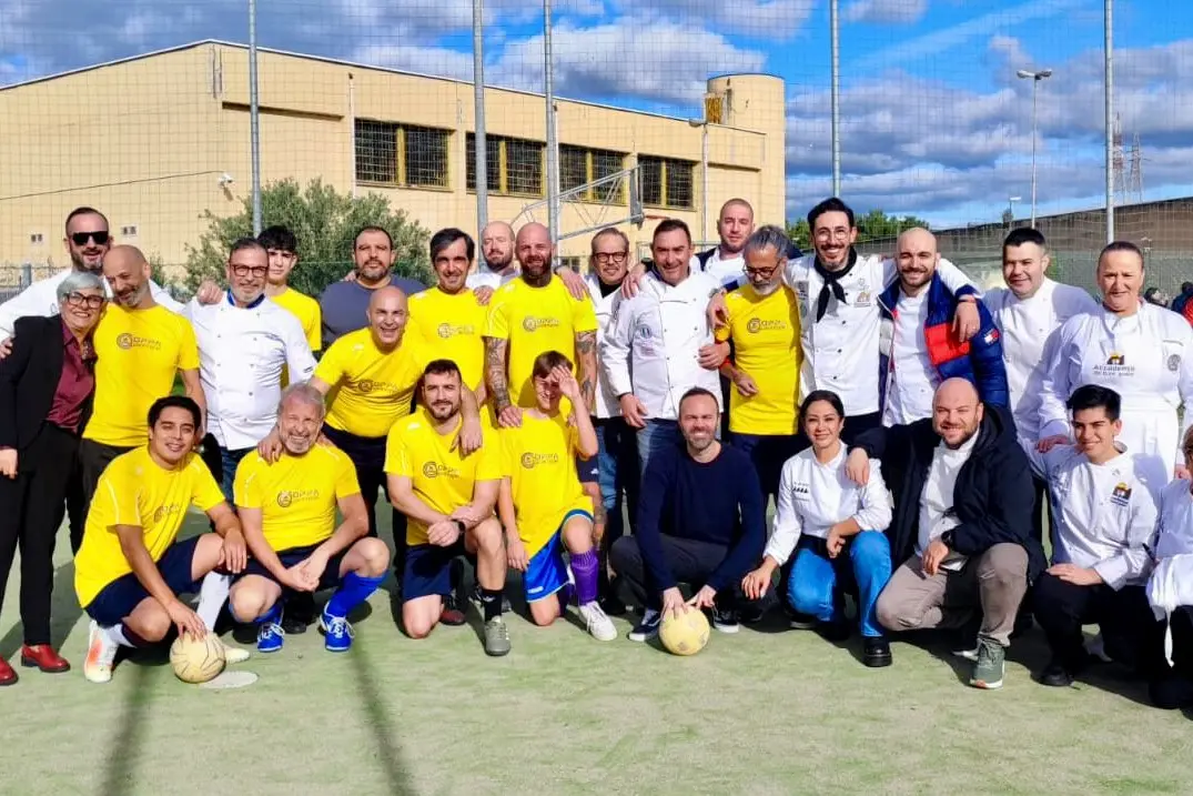 Cuochi e giocatori al minorile di Quartucciu