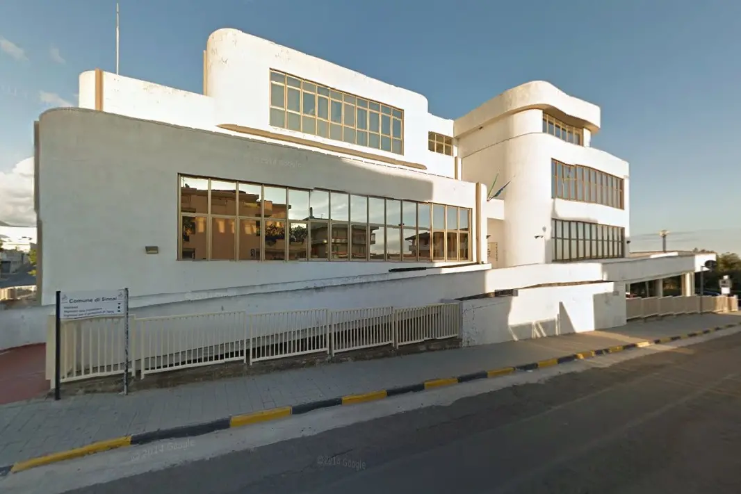 Il Municipio di Sinnai (Archivio L'Unione Sarda)