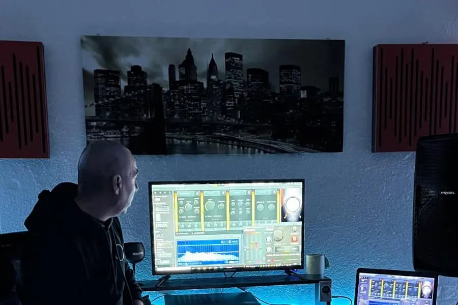 Sandro Puddu al lavoro