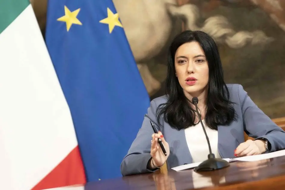 Lucia Azzolina (Ansa - Palazzo Chigi)