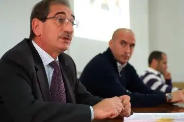 Conferenza stampa in Questura a Cagliari per l'operazione Carta Falsa