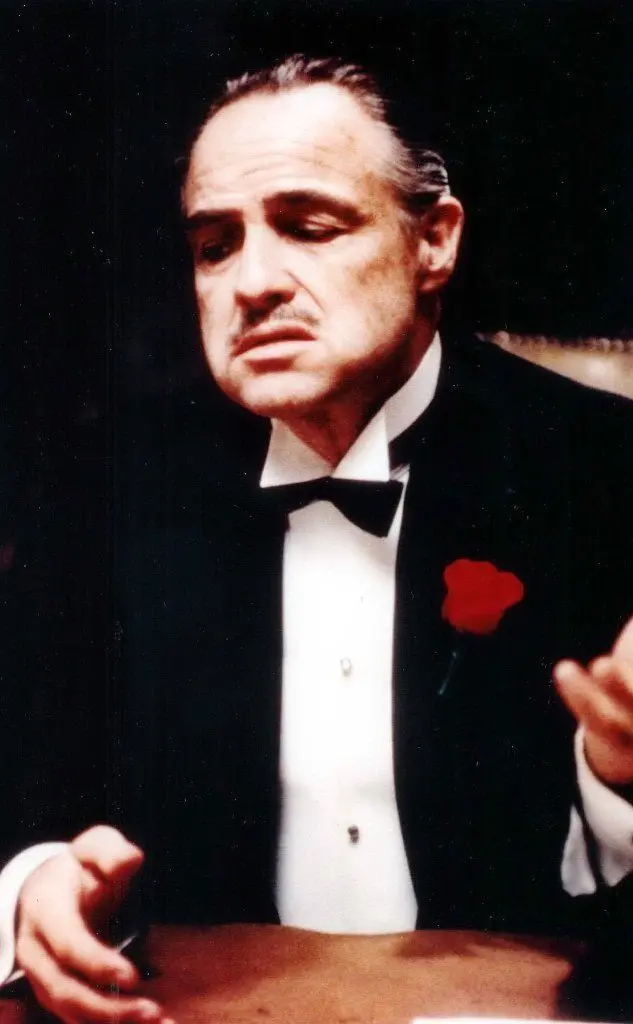 Marlon Brando nei panni di Don Vito Corleone